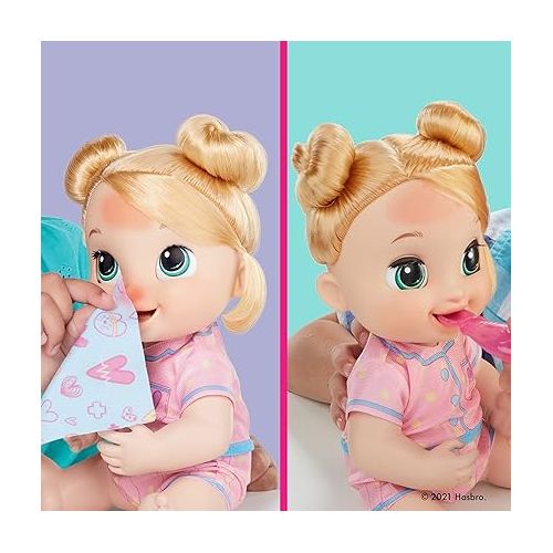  Baby Alive Lulu Achoo Doll, 12-Inch Interactive Doctor Play Toy with Lights, Sounds, Movements and Tools, Kids Ages 3 and Up, Blonde Hair