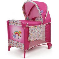 Baby Alive: Deluxe Doll Play Yard - Pink & Rainbow - Fits Dolls Up to 18