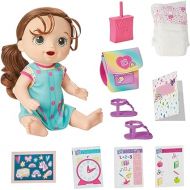 Baby Alive Time for School Baby Doll Set, Back to School Toys for 3 Year Old Girls & Boys & Up, 12 Inch Baby Doll, Brown Hair (Amazon Exclusive)