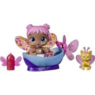 Baby Alive Glo Pixies Minis Doll, Bubble Sunny, Glow-in-The-Dark Doll for Kids Ages 3 and Up, 3.75-Inch Pixie Toy with Surprise Friend