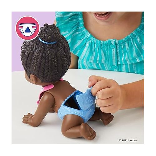 Baby Alive Lil Snacks Doll, Eats and Poops, Snack-Themed 8-Inch Baby Doll, Snack Box Mold, Toy for Kids Ages 3 and Up, Black Hair