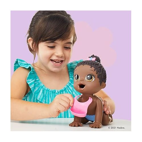  Baby Alive Lil Snacks Doll, Eats and Poops, Snack-Themed 8-Inch Baby Doll, Snack Box Mold, Toy for Kids Ages 3 and Up, Black Hair