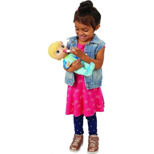  Baby Alive Mix My Medicine Baby Doll, Kitty-Cat Pajamas, Drinks and Wets, Doctor Accessories, Blonde Hair Toy for Kids Ages 3 and Up