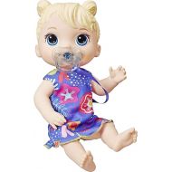 Baby Alive Baby Lil Sounds: Interactive Baby Doll for Girls & Boys Ages 3 & Up, Makes 10 Sound Effects, Including Giggles, Cries, Baby Doll with Pacifier, Blonde