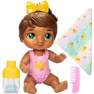 Baby Alive Shampoo Snuggle Sophia Sparkle Brown Hair 11 Inch Water Baby Doll Playset, Toys for 3 Year Old Girls & Boys & Up