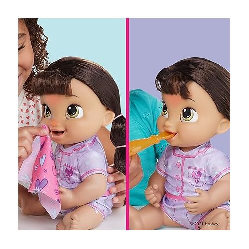  Baby Alive Lulu Achoo Doll, 12-Inch Interactive Doctor Play Toy with Lights, Sounds, Movements and Tools, Kids 3 and Up, Brown Hair