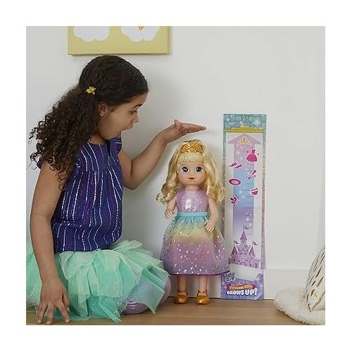  Baby Alive Princess Ellie Grows Up! Interactive Doll with Accessories, Toys for 3+ Years, 18-Inch