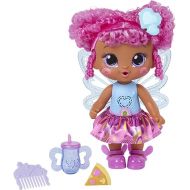 Baby Alive GloPixies Doll, Gabi Glitter, Glowing Pixie Doll Toy for Kids Ages 3 and Up, Interactive 10.5-inch Doll Glows with Pretend Feeding (Amazon Exclusive), Pink