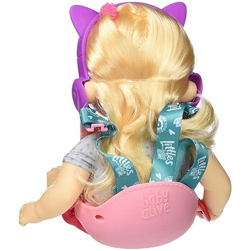  Baby Alive Littles, Carry ‘n Go Squad, Little Chloe Blonde Hair Doll, Doll Carrier, Accessories, Toy for Kids Ages 3 Years and Up