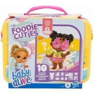 Baby Alive Foodie Cuties, Surprise Toy, 3-Inch Doll for Kids 3 and Up, 10 Surprises in Lunchbox-Style Case (Styles May Vary)