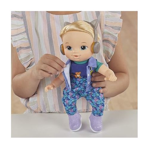  Baby Alive Littles, Little Styles Bounce to The Beat Outfit for Littles Dolls, Brown