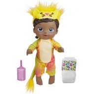 Baby Alive Rainbow Wildcats Doll, Lion, Accessories, Drinks, Wets, Lion Toy for Kids Ages 3 Years and Up, Black Hair