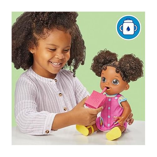  Baby Alive Time for School Baby Doll Set, Back to School Toys for 3 Year Old Girls & Boys & Up, 12 Inch Baby Doll, Black Hair (Amazon Exclusive)