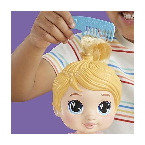  Baby Alive Shampoo Snuggle Harper Hugs Blonde Hair 11 Inch Water Baby Doll Playset, Toys for 3 Year Old Girls & Boys & Up