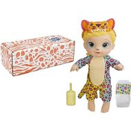 Baby Alive Rainbow Wildcats Doll, Leopard, Accessories, Drinks, Wets, Leopard Toy for Kids Ages 3 Years and Up, Blonde Hair