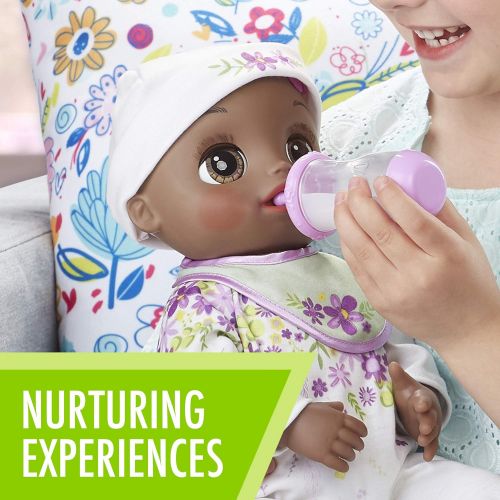  [아마존베스트]Baby Alive Real As Can Be Baby: Realistic African American Doll, 80+ Lifelike Expressions, Movements & Real Baby Sounds, With Doll Accessories, Toy for Girls and Boys 3 and Up