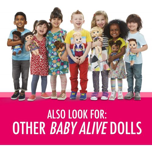  [아마존베스트]Baby Alive Real As Can Be Baby: Realistic African American Doll, 80+ Lifelike Expressions, Movements & Real Baby Sounds, With Doll Accessories, Toy for Girls and Boys 3 and Up