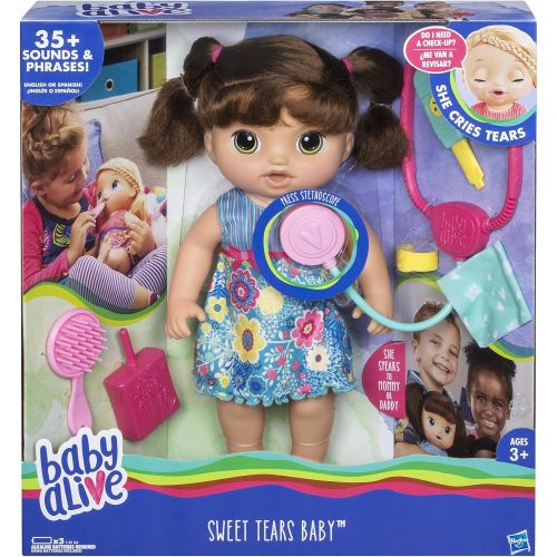  [아마존베스트]Baby Alive Sweet Tears Baby (Brunette)