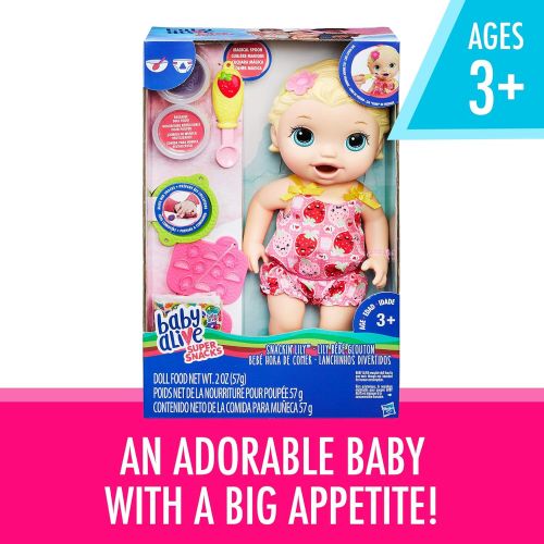  [아마존베스트]Baby Alive Super Snacks Snackin Lily (Blonde) (Amazon Exclusive)