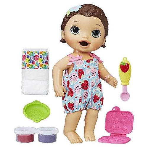  [아마존베스트]Baby Alive Super Snacks Snackin Lily (Brunette) (Amazon Exclusive)