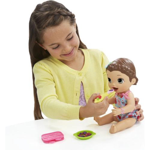  [아마존베스트]Baby Alive Super Snacks Snackin Lily (Brunette) (Amazon Exclusive)