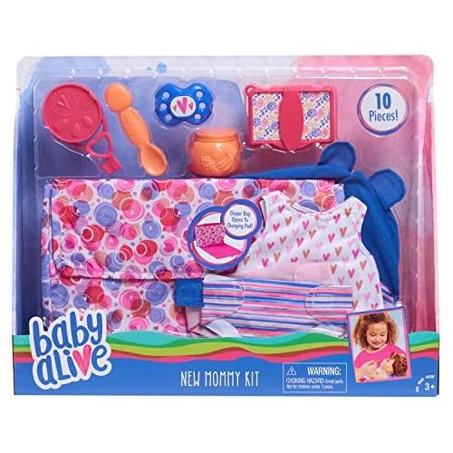  [아마존베스트]Baby Alive New Mommy Kit Doll Accessories, Multicolor