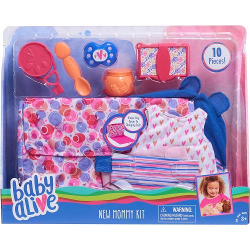  [아마존베스트]Baby Alive New Mommy Kit Doll Accessories, Multicolor