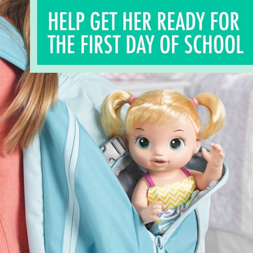  [아마존베스트]Baby Alive Ready For School Baby (Blonde) (Amazon Exclusive)