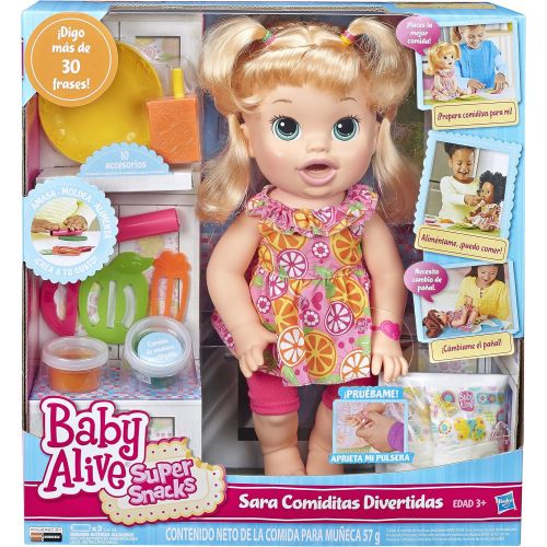  [아마존베스트]Baby Alive Super Snacks Snackin Sara Blonde