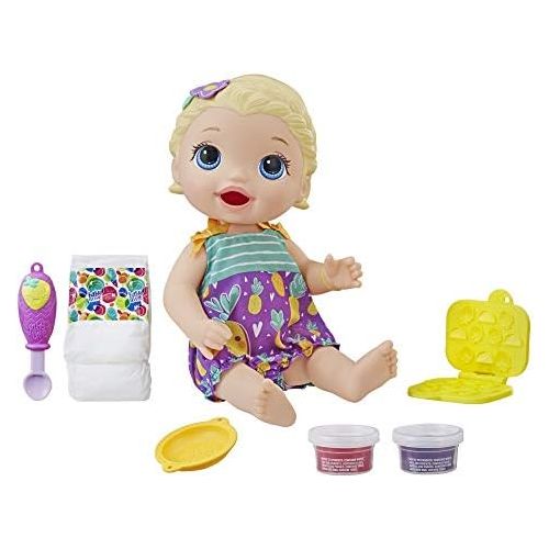  [아마존베스트]Baby Alive E5841EU5 Snackin’ Lily Blonde Hair, Multicolour