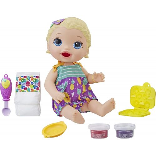  [아마존베스트]Baby Alive E5841EU5 Snackin’ Lily Blonde Hair, Multicolour