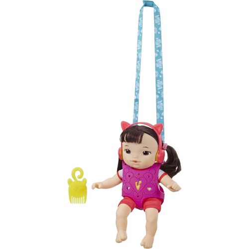  [아마존베스트]Littles by Baby Alive, Carry ‘N Go Squad, Little Iris, Black Hair Doll, Carrier, Accessories, Toy For Kids Ages 3 years & Up (Amazon Exclusive)