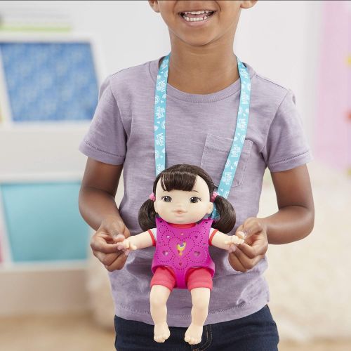  [아마존베스트]Littles by Baby Alive, Carry ‘N Go Squad, Little Iris, Black Hair Doll, Carrier, Accessories, Toy For Kids Ages 3 years & Up (Amazon Exclusive)