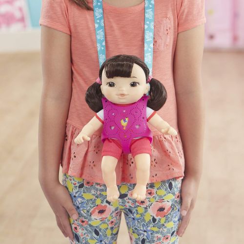  [아마존베스트]Littles by Baby Alive, Carry ‘N Go Squad, Little Iris, Black Hair Doll, Carrier, Accessories, Toy For Kids Ages 3 years & Up (Amazon Exclusive)