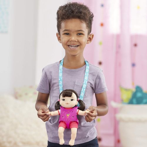  [아마존베스트]Littles by Baby Alive, Carry ‘N Go Squad, Little Iris, Black Hair Doll, Carrier, Accessories, Toy For Kids Ages 3 years & Up (Amazon Exclusive)