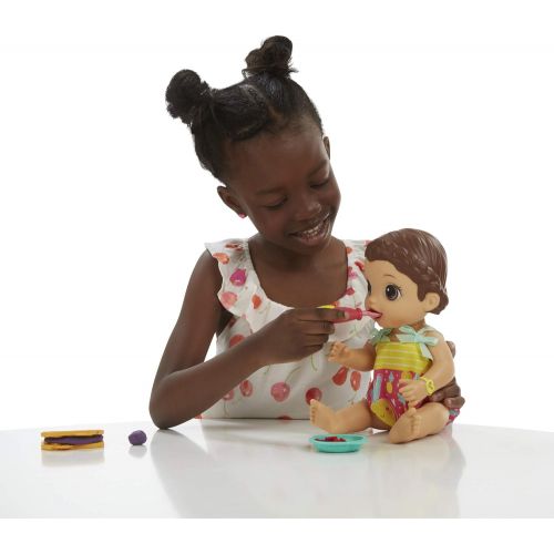  [아마존베스트]Baby Alive E5842EU5 BA SNACKIN Lily BR, Multicolour