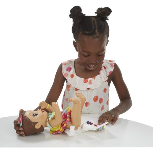  [아마존베스트]Baby Alive E5842EU5 BA SNACKIN Lily BR, Multicolour