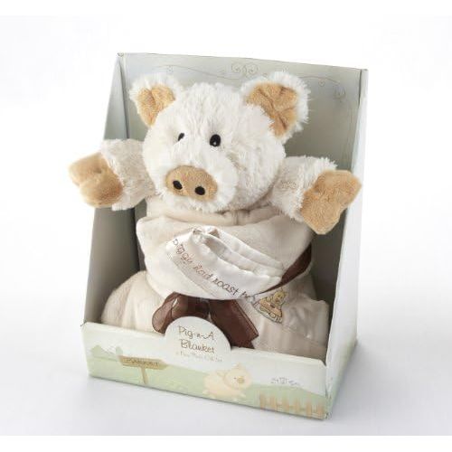  Baby Aspen Pig-n-A Blanket 2-Piece Gift Set