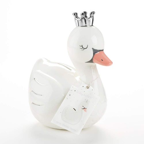  Baby Aspen Simply Enchanted Ceramic Castle Bank, Multicolored