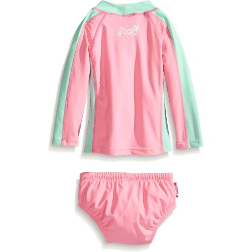  Baby+Banz Baby Banz Baby Girls Long Sleeve Rash Guard and Swim Diaper