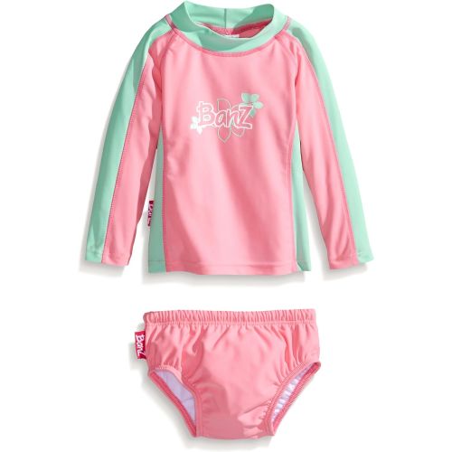  Baby+Banz Baby Banz Baby Girls Long Sleeve Rash Guard and Swim Diaper