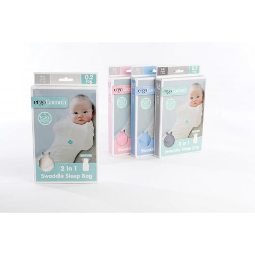  Baby Banz Newborn Ergo Cocoon Swaddle, Natural, 0-3 Months (Discontinued by Manufacturer)