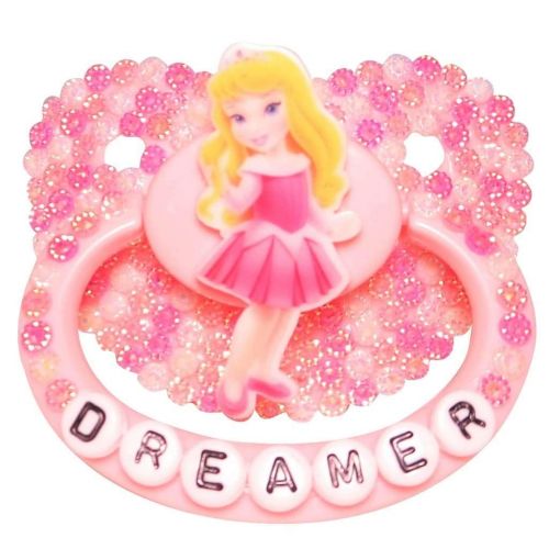  Baby Bear Pacis Adult Pacifier,Dreamer Pink Sleeping Beauty Adult Paci (DDLG/ABDL)