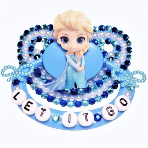  Baby Bear Pacis Adult Pacifier,Let It Go Elsa Blue Adult Paci (DDLG/ABDL)