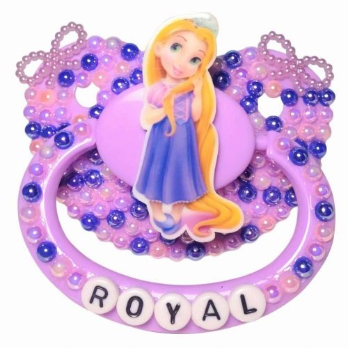  Baby Bear Pacis Adult Pacifier,Royal Purple Rapunzel Adult Paci (DDLG/ABDL)