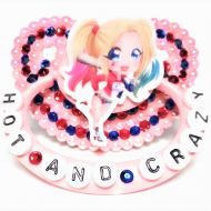 Baby Bear Pacis Adult Pacifier,Hot and Crazy Pink Harley Quinn Adult Paci (DDLG/ABDL)