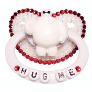 Baby Bear Pacis Adult Pacifier,Hug Me White Baymax Adult Paci (DDLG/ABDL)