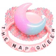 Baby Bear Pacis Adult Pacifier,The Nap Queen Pink Moon Adult Paci (DDLG/ABDL)