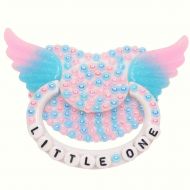Baby Bear Pacis Adult Pacifier,Little One Winged White Adult Paci (DDLG/ABDL)