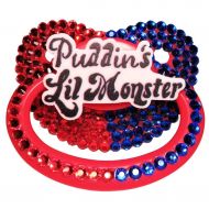 Baby Bear Pacis Adult Pacifier,Puddins Lil Monster Red Harley Quinn Adult Paci (DDLG/ABDL)